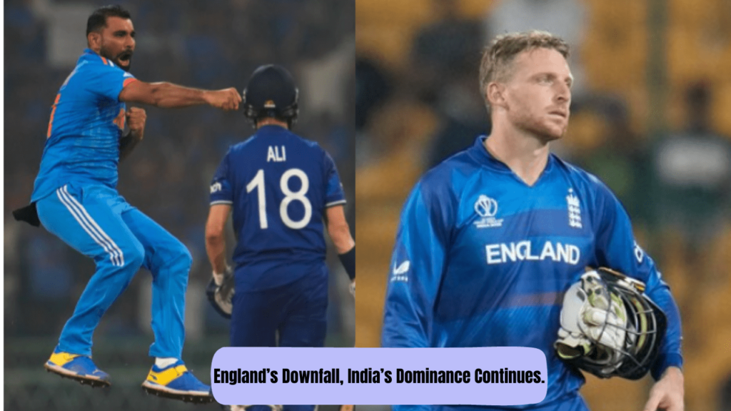 Ind vs Eng: cricket world cup 2023