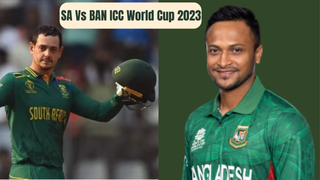 SA vs BAN ICC World Cup 2023